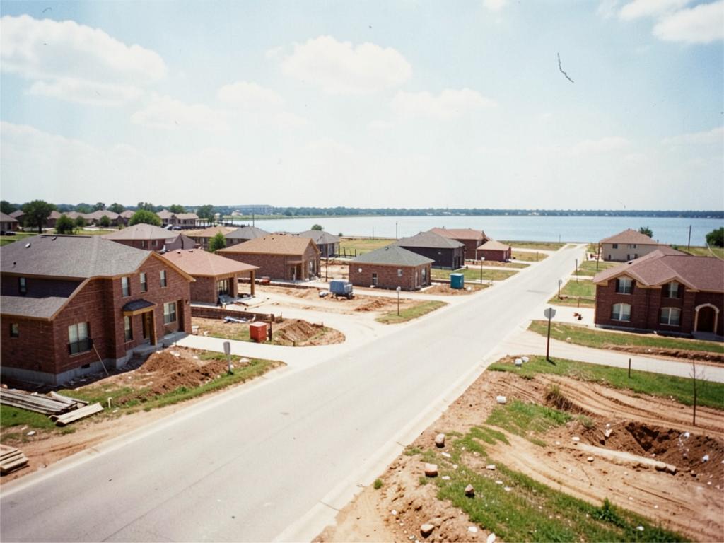 Suburban Growth Along FM 2499 - Flower Mound Late 20th Century